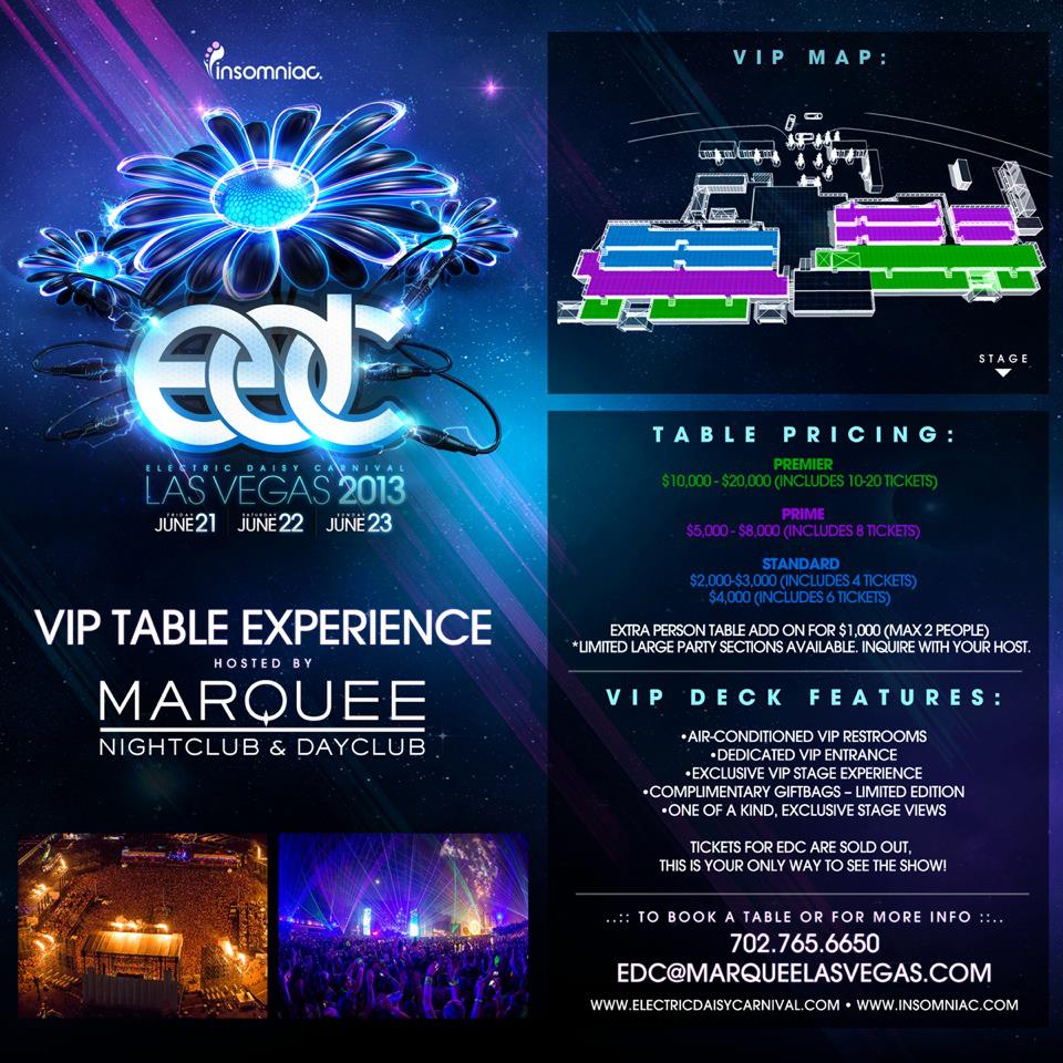 EDC Las Vegas VIP Bottle Service and Helicopter Transportation