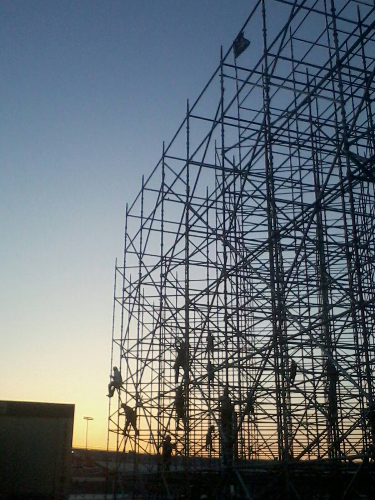 One of the Largest Scaffolding Systems in US History