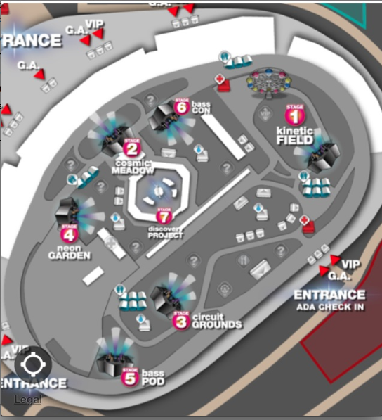 Electric Daisy Carnival 13 Layout Map Has Been Updated The Scene Is Dead