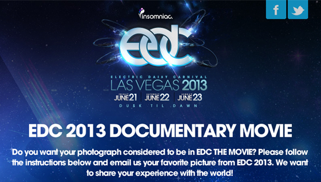 Get Your Picture in EDC the Movie