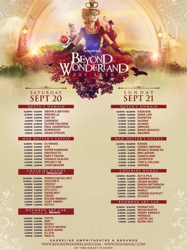 10 Artists to See at Beyond Wonderland Bay Area 2014 The Scene is Dead