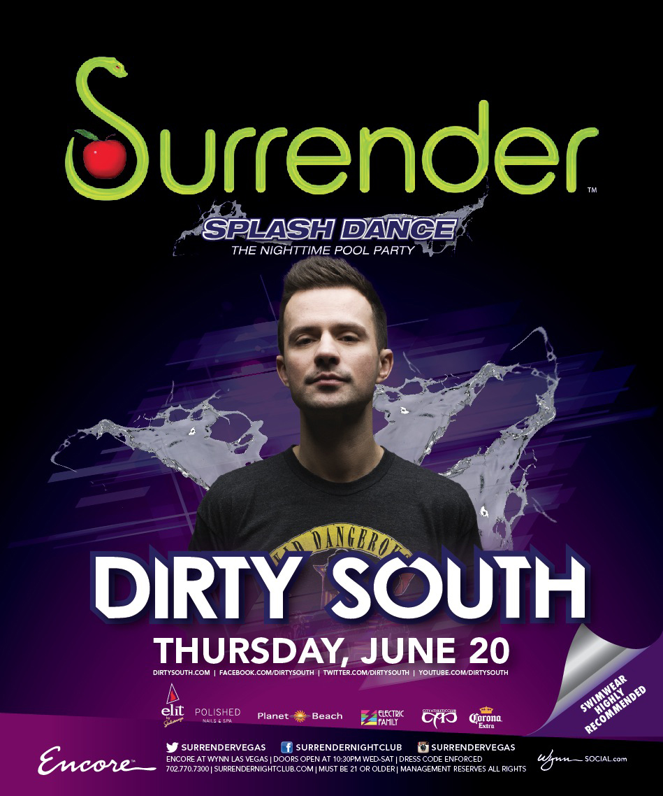 Win Tickets to Dirty South at Surrender Nightclub June 20