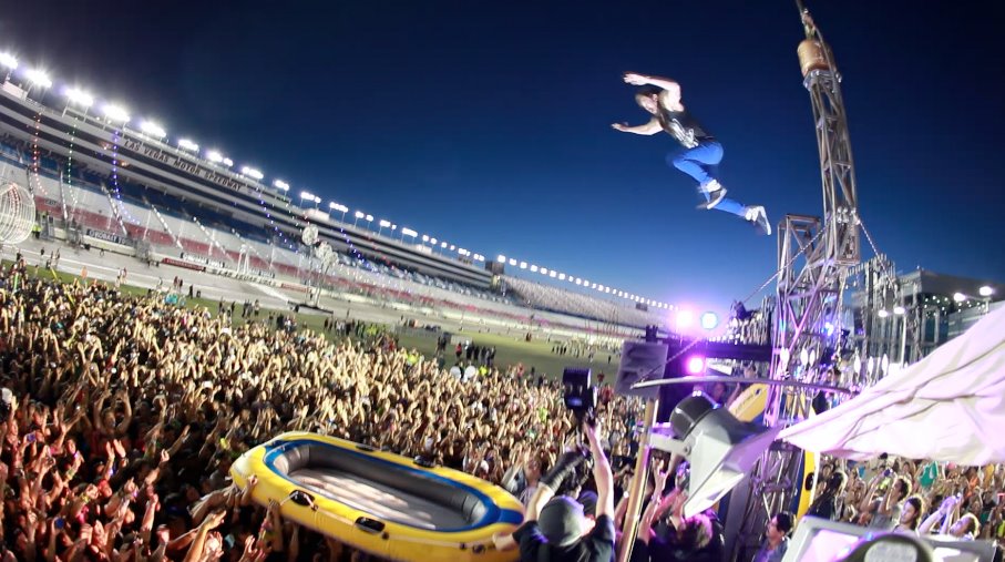 On the Road with Steve Aoki at EDC 2012